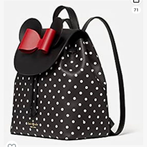 Disney X Kate Spade New York Minnie Mouse Backpack - NWT - Picture 3 of 10